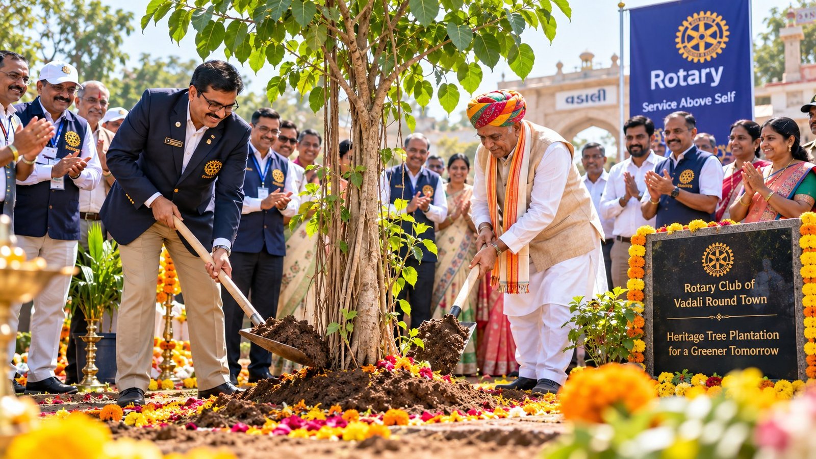 Mega Tree Plantation & Green Vadali Environment Drive