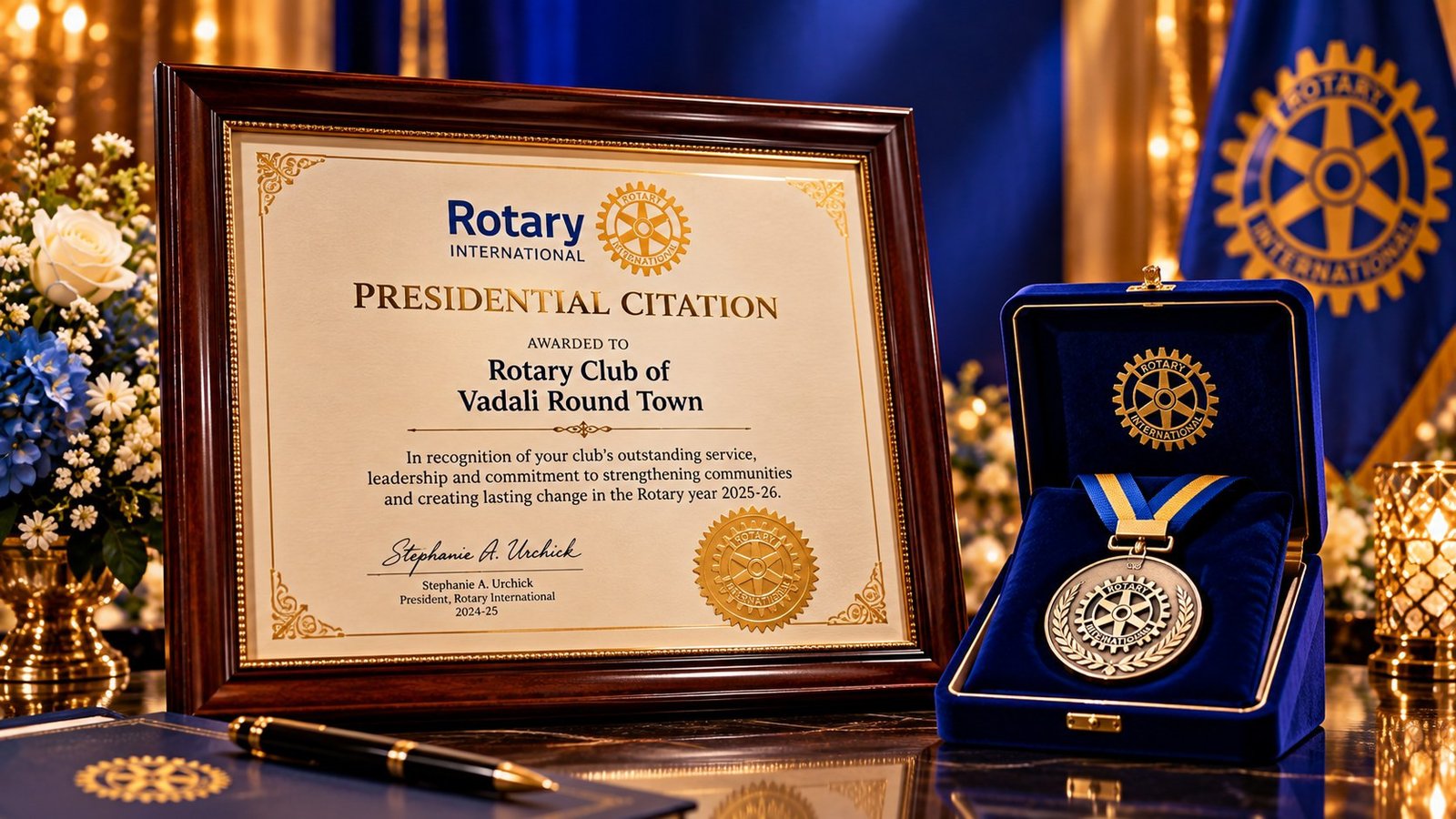 Rotary International Presidential Citation 2025-26