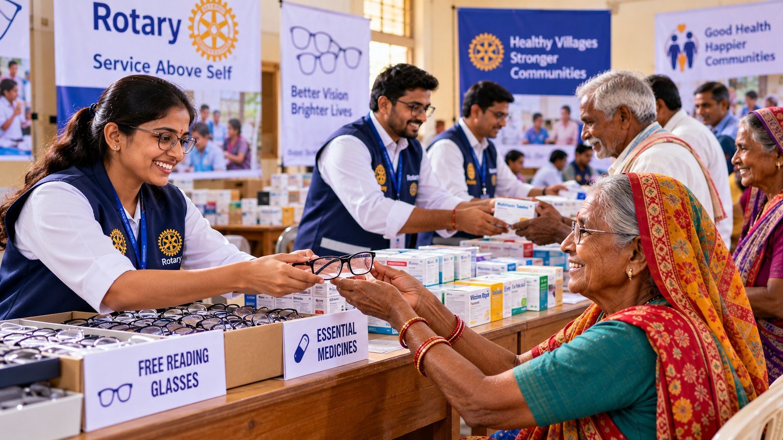 Community Health Checkup, Eye Screening & Free Medicine Camp